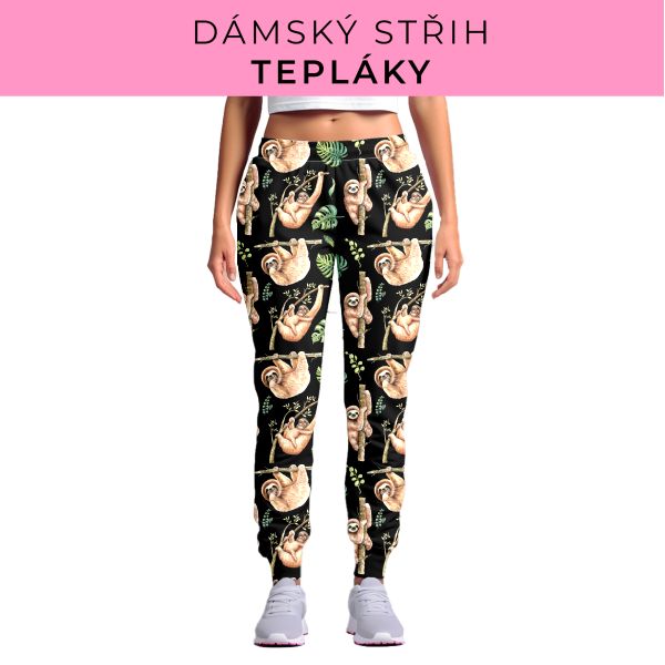 DÁMSKÝ střih - tepláky