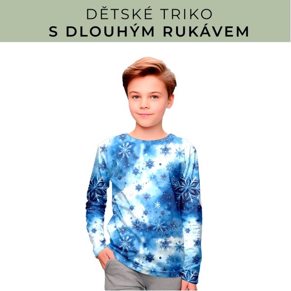 DĚTSKÝ střih - triko dlouhý rukáv