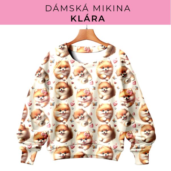 DÁMSKÝ střih - mikina Klára