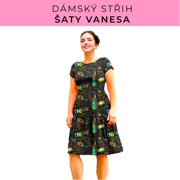 Dámský střih šaty Vanesa
