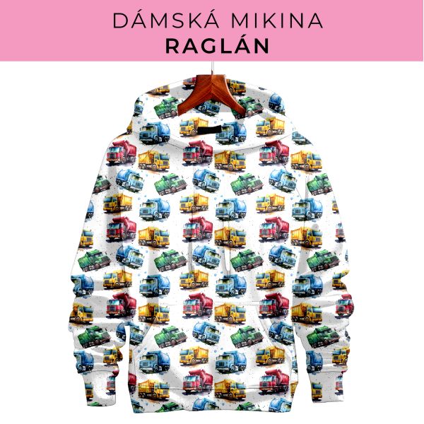 DÁMSKÝ střih - mikina raglán