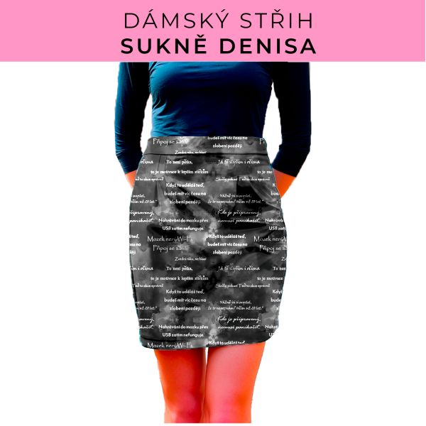 Dámský střih - Dámská sukně Denisa