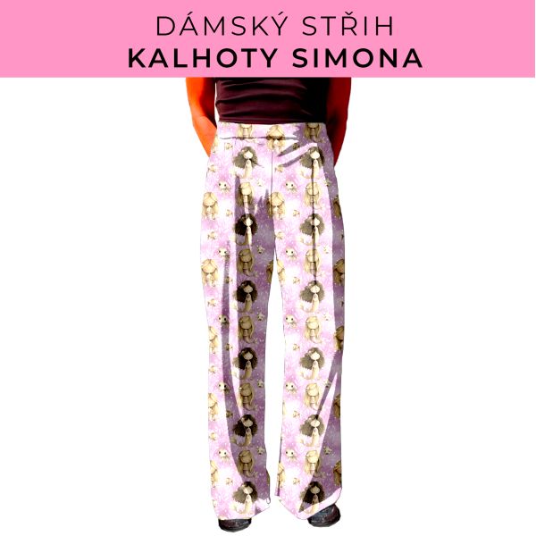 Dámský střih - kalhoty Simona