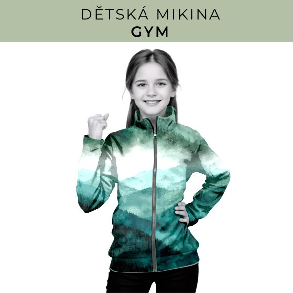 Dětská střih - mikina GYM