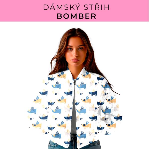 DÁMSKÝ střih - Bomber