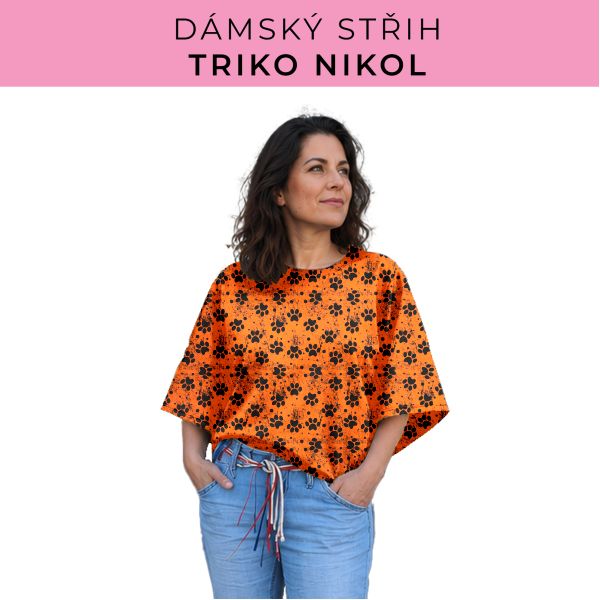 Dámský střih -  triko Nikol