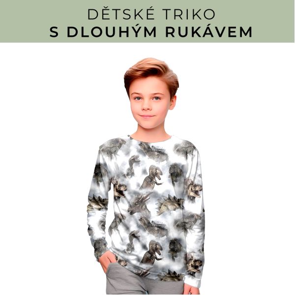 DĚTSKÝ střih - triko dlouhý rukáv