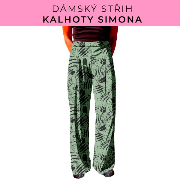 Dámský střih - kalhoty Simona