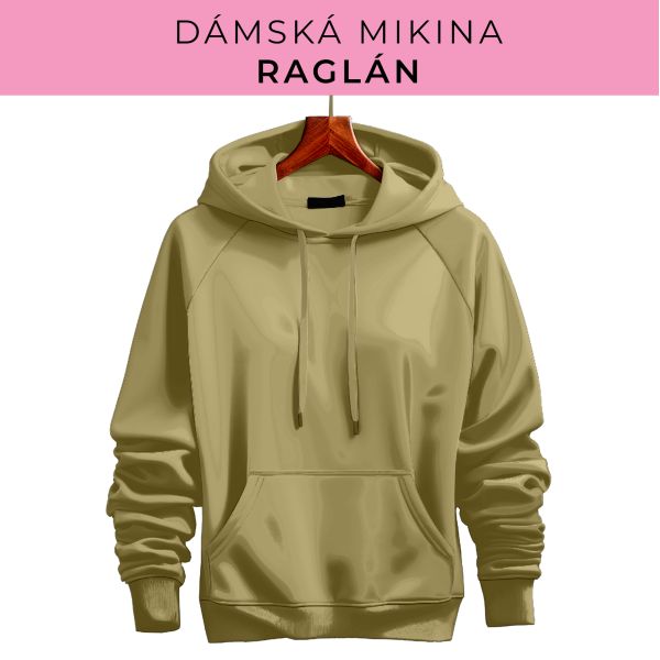 DÁMSKÝ střih - mikina raglán