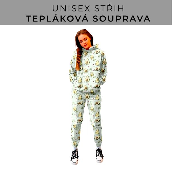 DÁMSKÝ střih - SET mikina a tepláky 