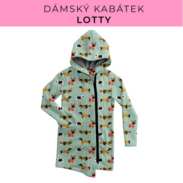 DÁMSKÝ střih - Kabátek Lotty