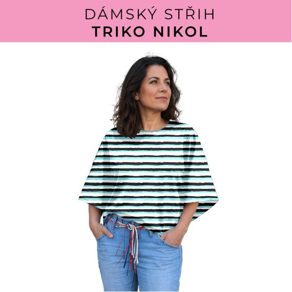 Dámský střih -  triko Nikol