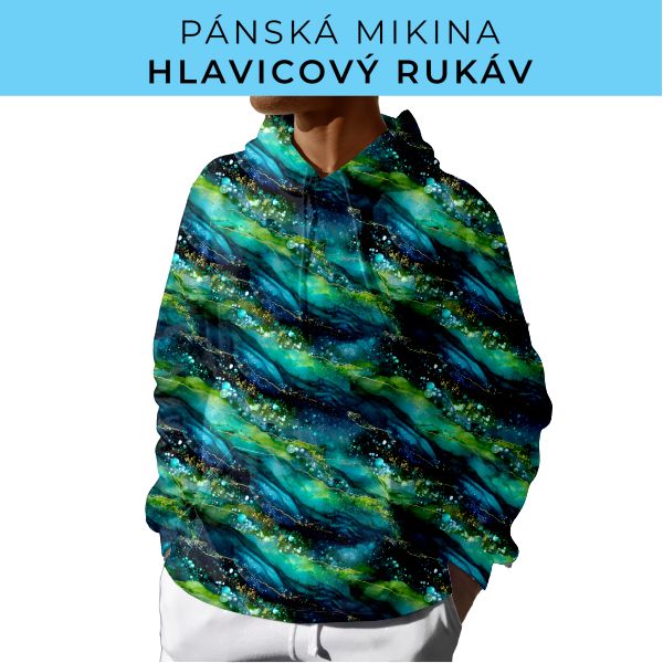 PÁNSKÝ střih - mikina s kapucí