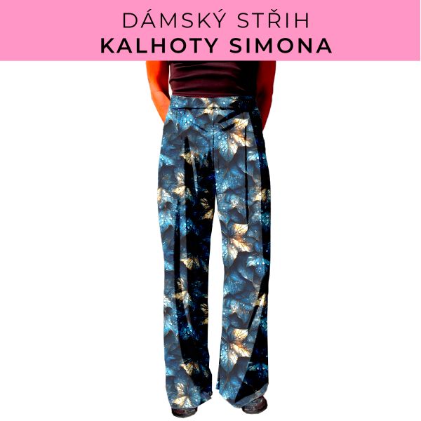 Dámský střih - kalhoty Simona