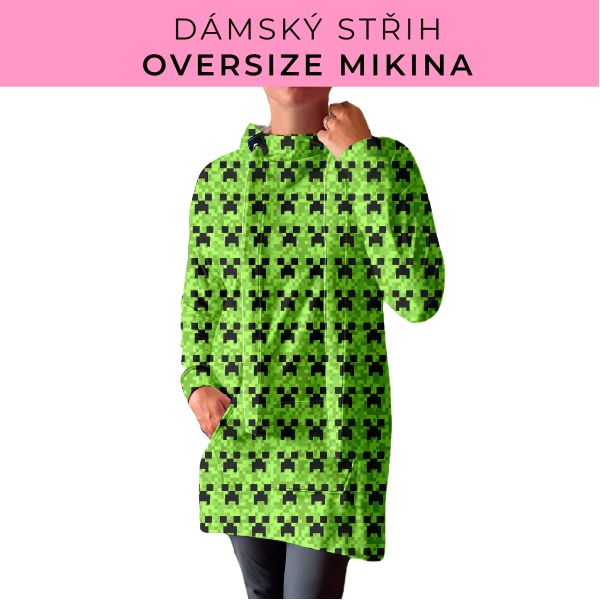 DÁMSKÝ střih - Oversize mikina