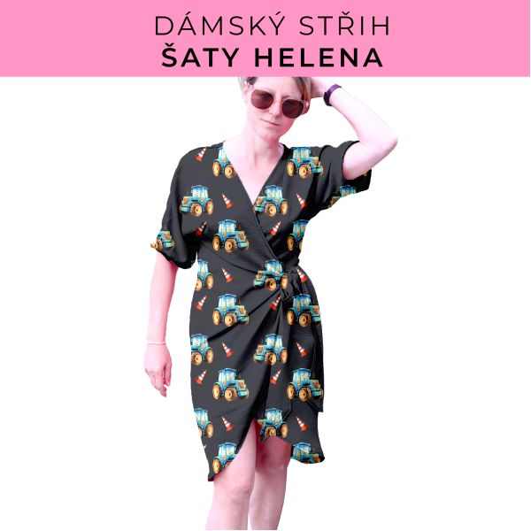 Dámský střih na šaty  Helena