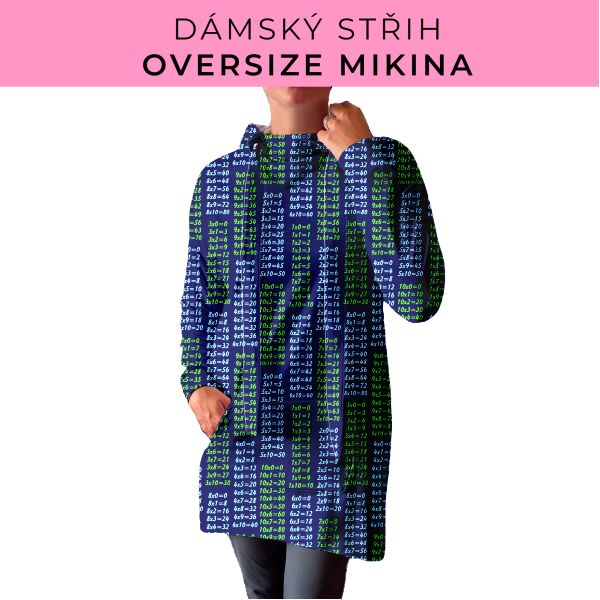 DÁMSKÝ střih - Oversize mikina
