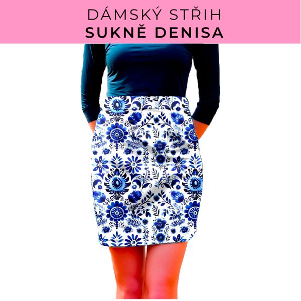 Dámský střih - Dámská sukně Denisa