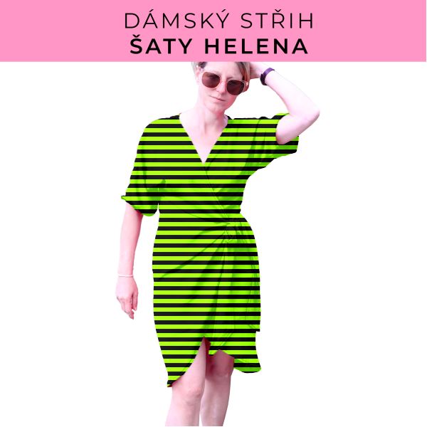 Dámský střih na šaty  Helena