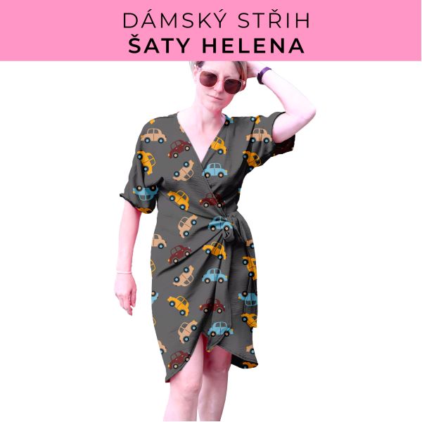 Dámský střih na šaty  Helena
