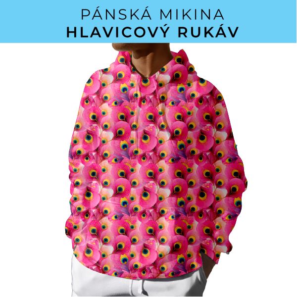 PÁNSKÝ střih - mikina s kapucí