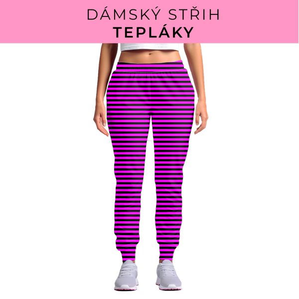 DÁMSKÝ střih - tepláky