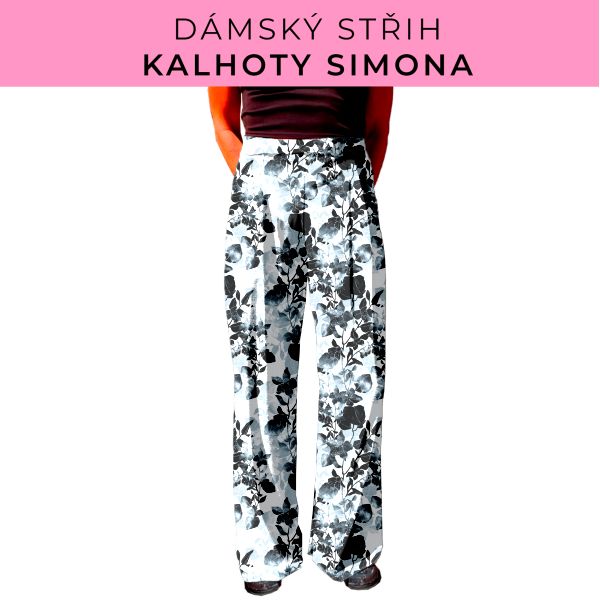 Dámský střih - kalhoty Simona