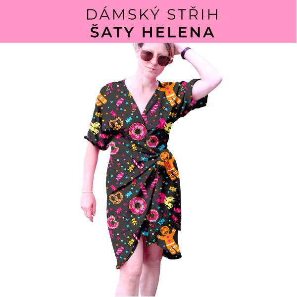 Dámský střih na šaty  Helena