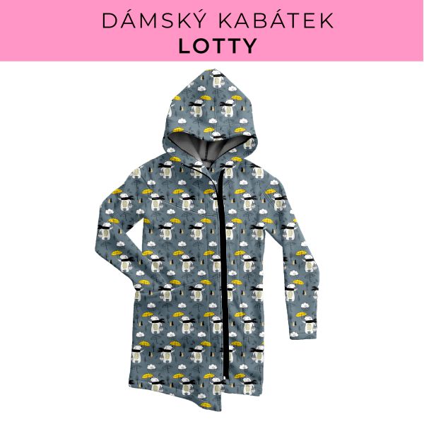 DÁMSKÝ střih - Kabátek Lotty