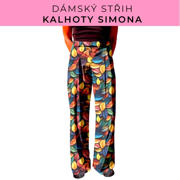 Dámský střih - kalhoty Simona