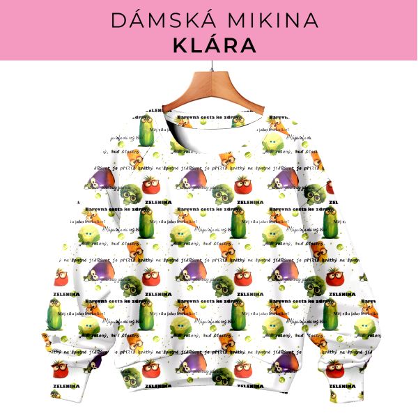 DÁMSKÝ střih - mikina Klára