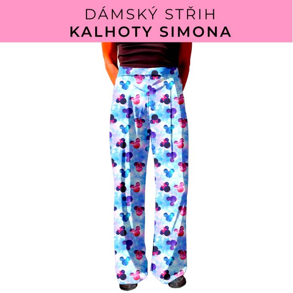 Dámský střih - kalhoty Simona
