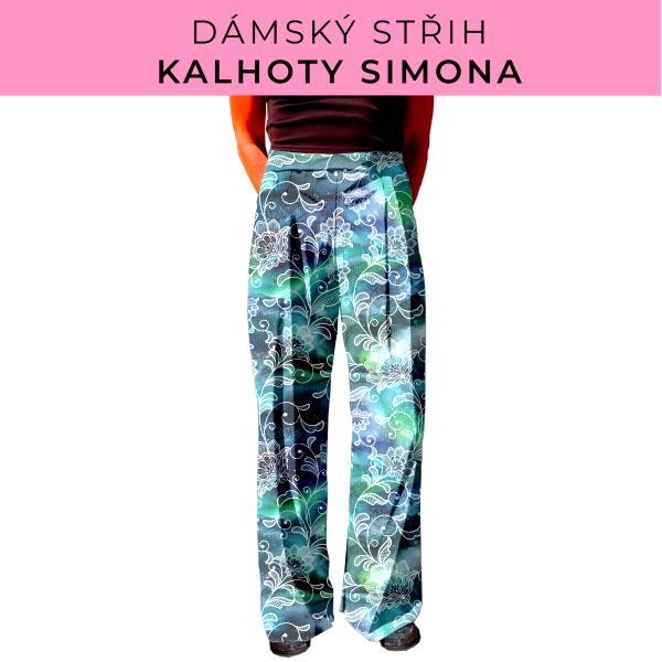 Dámský střih - kalhoty Simona
