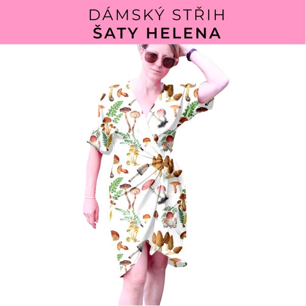 Dámský střih na šaty  Helena