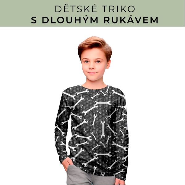 DĚTSKÝ střih - triko dlouhý rukáv
