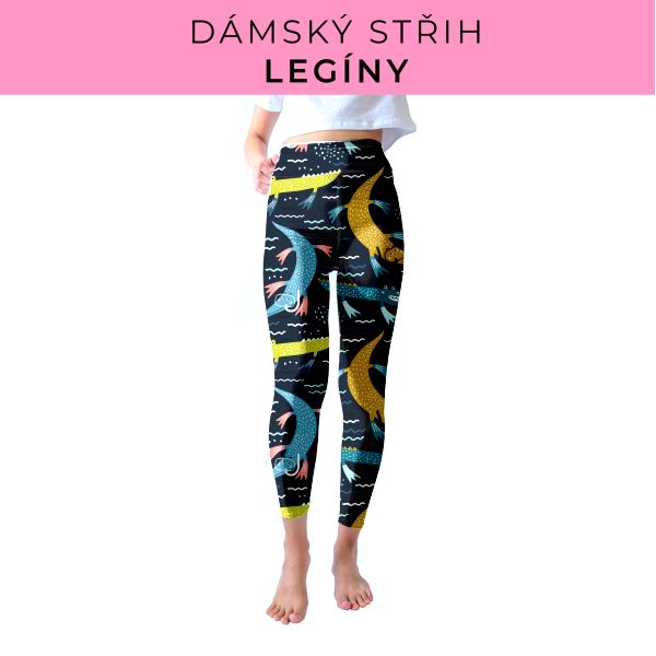 DÁMSKÝ střih - legíny SPORT - SLIM FIT