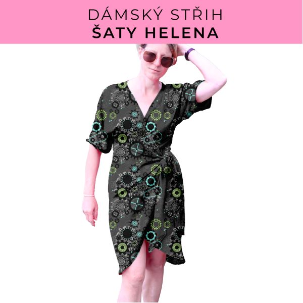 Dámský střih na šaty  Helena