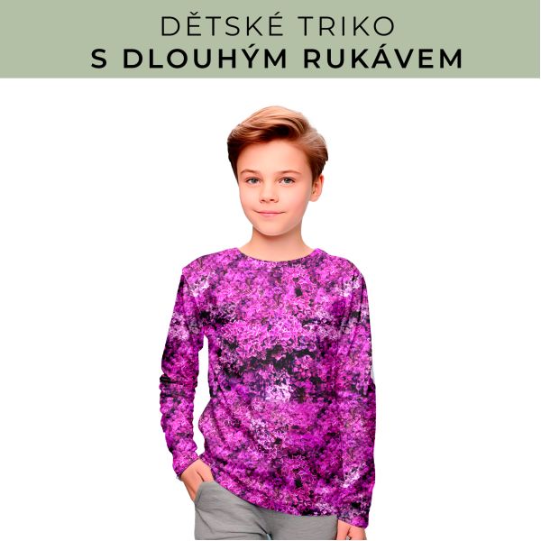DĚTSKÝ střih - triko dlouhý rukáv
