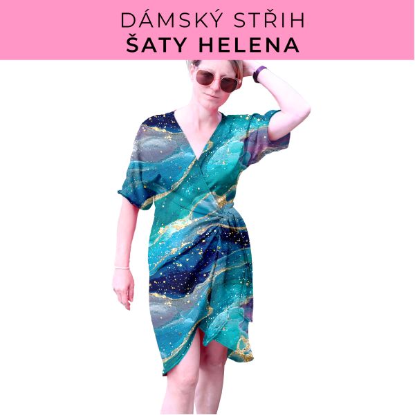 Dámský střih na šaty  Helena