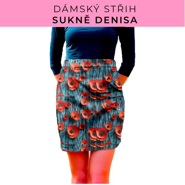 Dámský střih - Dámská sukně Denisa
