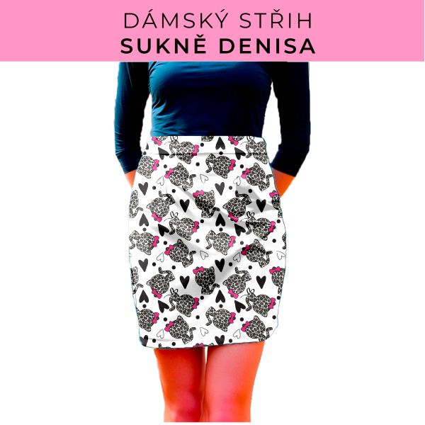 Dámský střih - Dámská sukně Denisa