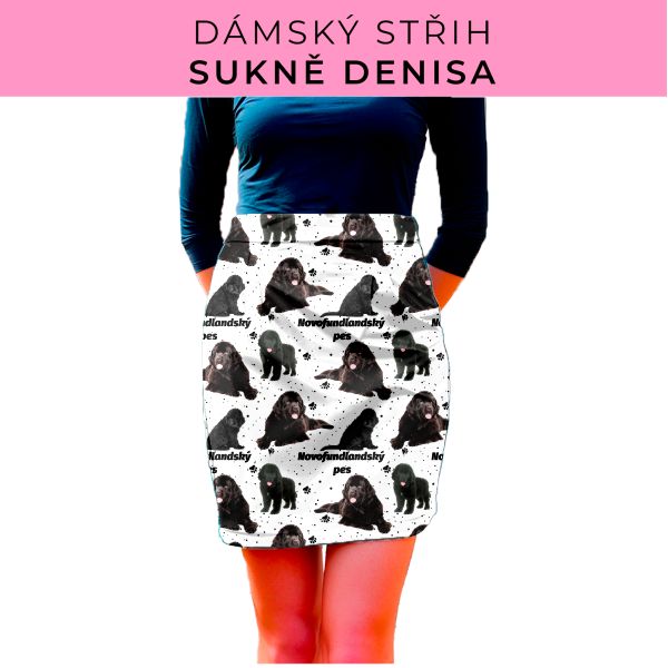Dámský střih - Dámská sukně Denisa