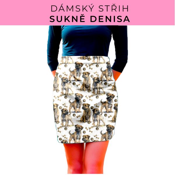 Dámský střih - Dámská sukně Denisa
