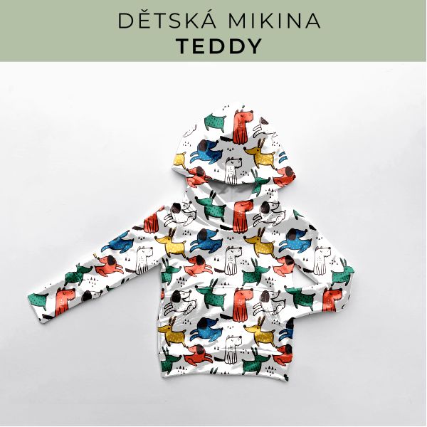 DĚTSKÝ střih - Mikina Teddy