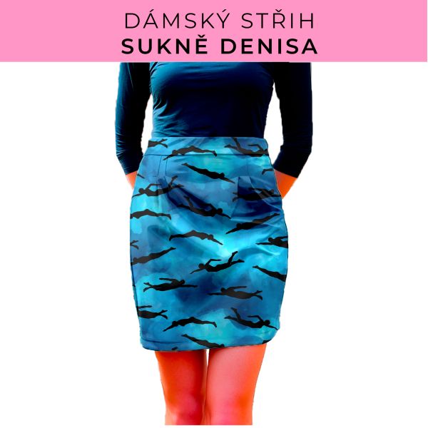 Dámský střih - Dámská sukně Denisa