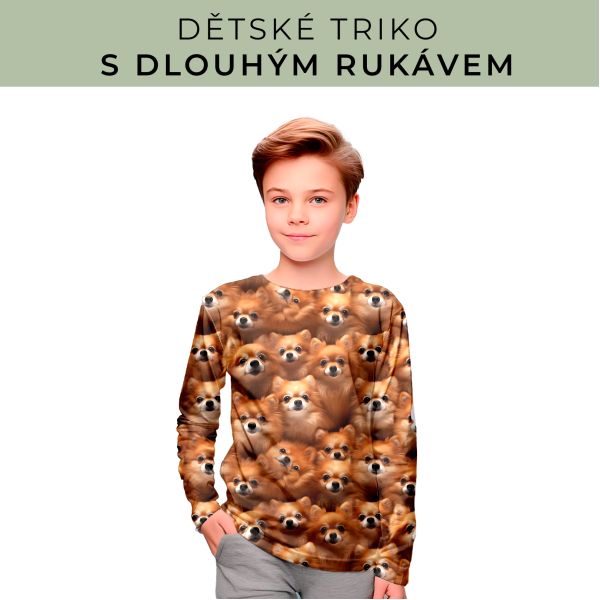 DĚTSKÝ střih - triko dlouhý rukáv