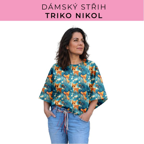 Dámský střih -  triko Nikol