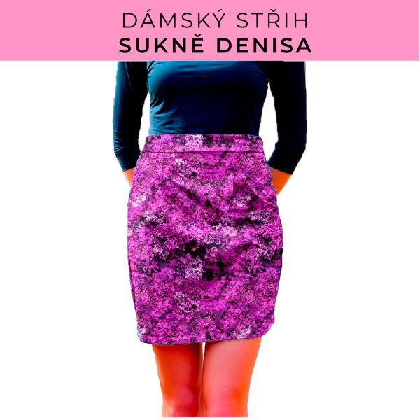 Dámský střih - Dámská sukně Denisa