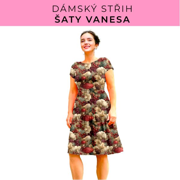 Dámský střih šaty Vanesa