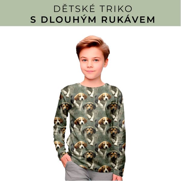 DĚTSKÝ střih - triko dlouhý rukáv